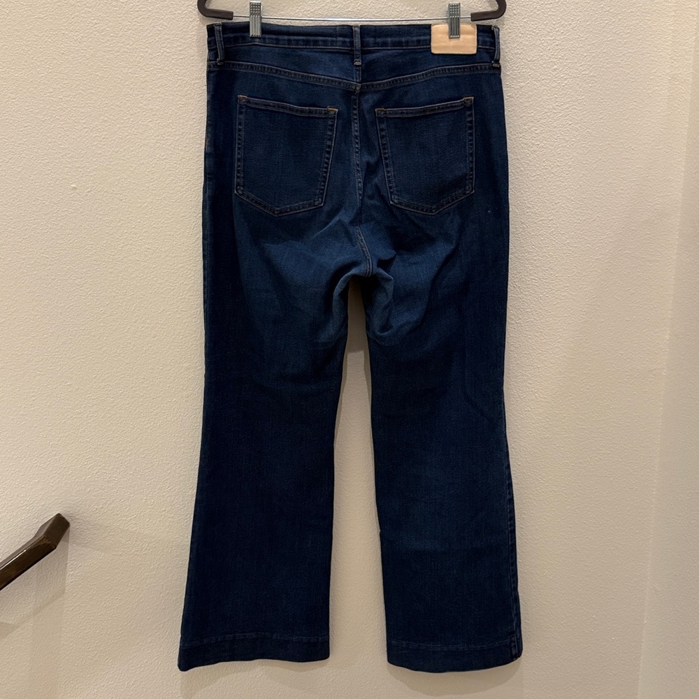 Everlane High Rise Flare Jean Size 32 Regular - Picture 5 of 12
